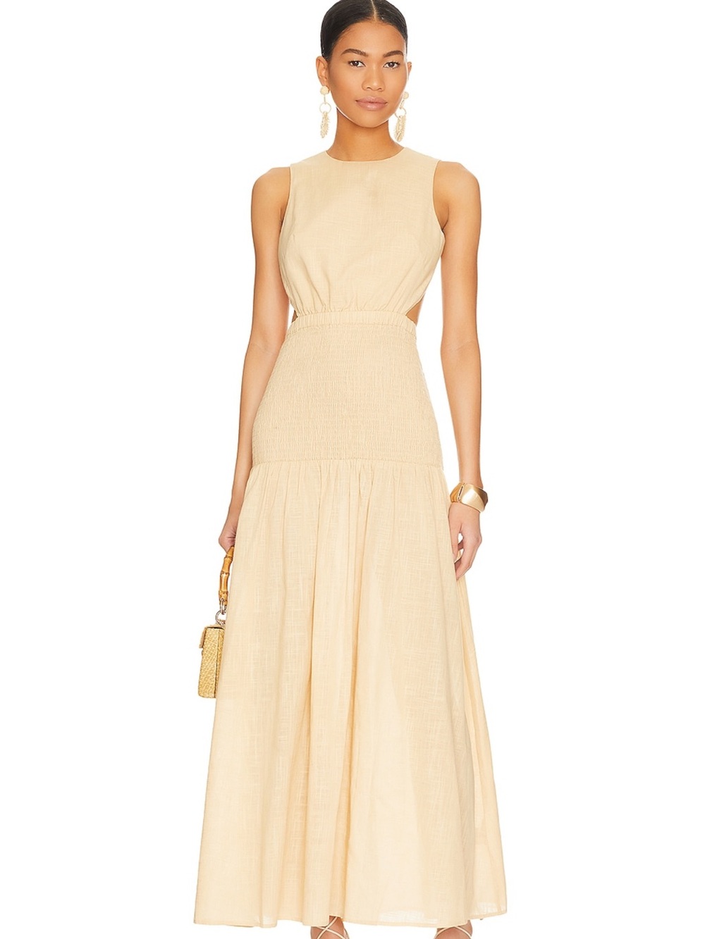SNDYS x Revolve Lottie Dress Oat XXS
